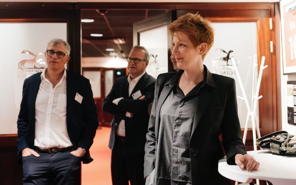 Natacha Polony sur une photographie publiée par sa campagne.